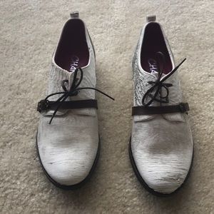 Chanii B White Lace Up Shoes